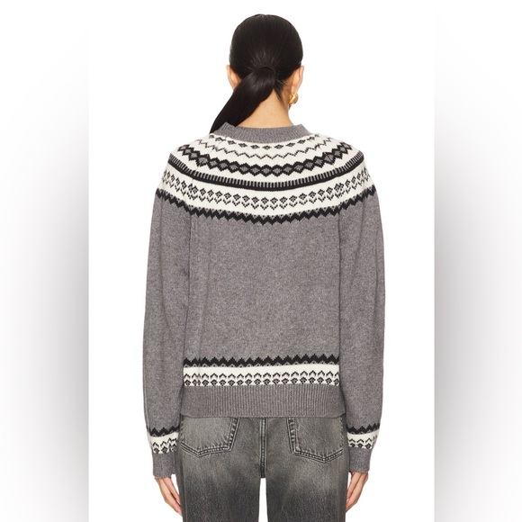 Tularosa Kiva Fairisle Sweater in Grey Multi - Picture 3 of 9
